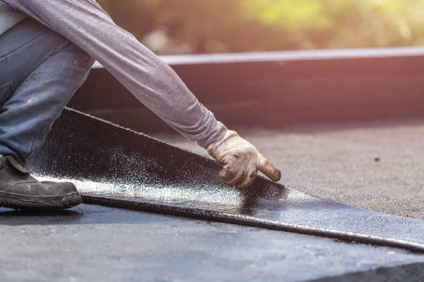 Professional Basement Waterproofing technician working in Boonton, NJ